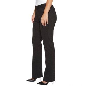 Chico’s The Ultimate‎ Fit Trouser Pants 1.5 Dark Gray Stretch Knit 10 High Rise